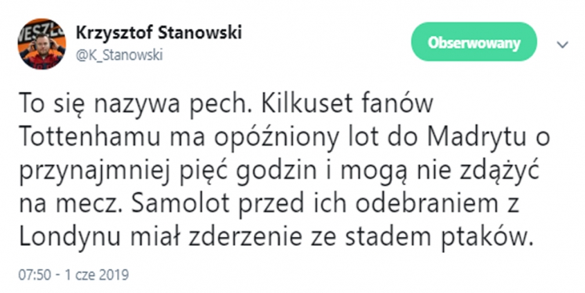 WIELKI PECH kibiców Tottenhamu przed finałem LM!